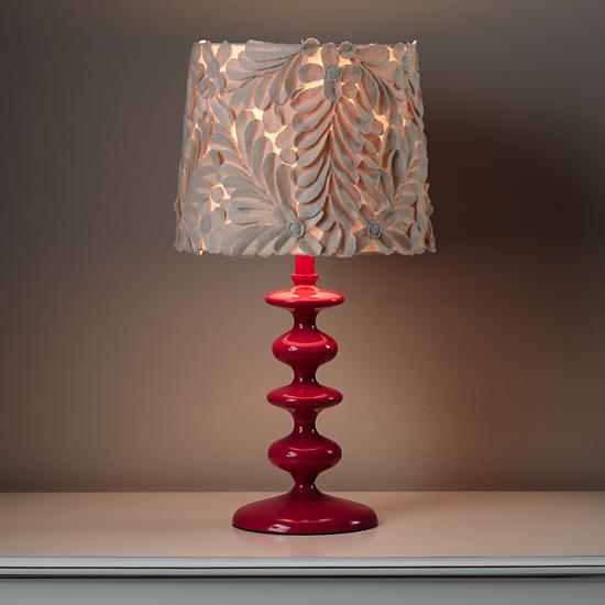 laurel leaf table shade